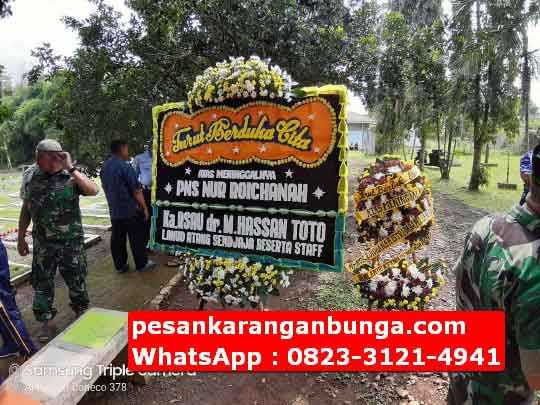 Bunga Belasungkawa di Kota Bogor