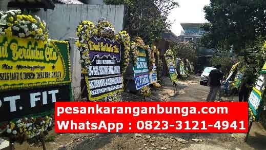 Pesan Karangan Bunga Turut Berduka  Kota Bogor