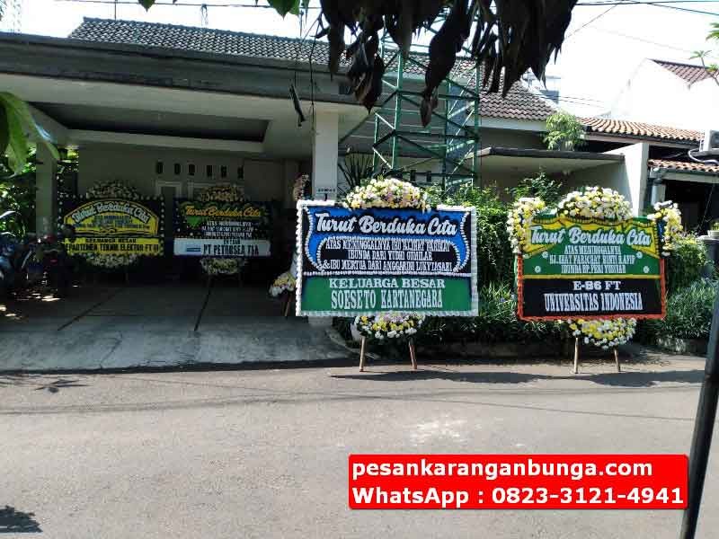 Karangan Bunga Berduka di Bogor