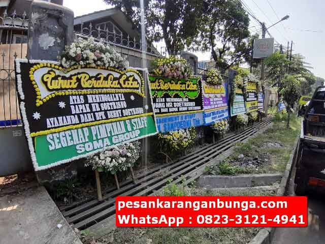 Papan Bunga Duka Cita di Bogor