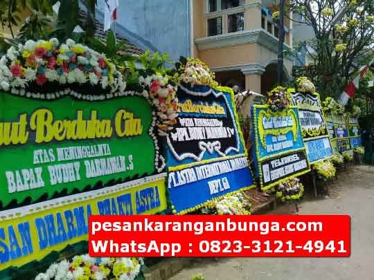 Pesan Rangkaian Bunga Belasungkawa di Kota Bogor