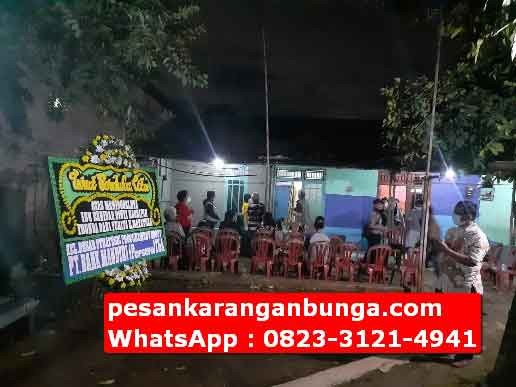 Pesan Ucapan Belasungkawa pada Papan Bunga di Kota Bogor