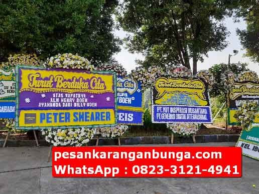 Layanan Ucapan Turut Berduka Cita pada Papan Bunga  Kota Bogor