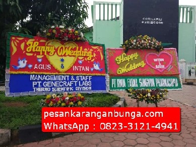 Pesan Bunga Happy Wedding di Bogor