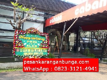 Layanan Tulisan Karangan Bunga Pernikahan di Bogor