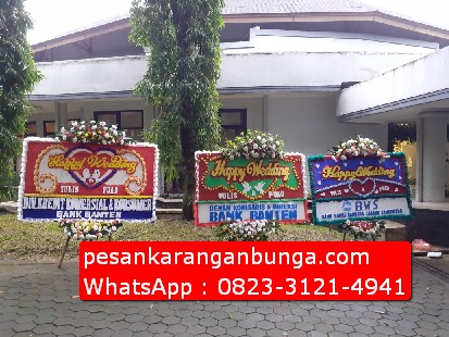 Papan Bunga Nikahan di Bogor