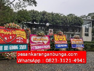Papan Ucapan Happy Wedding di Bogor