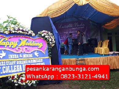Karangan Bunga Happy Wedding Bogor