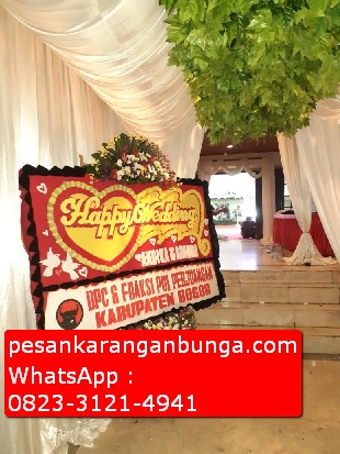 Ucapan Pernikahan Di Papan Bunga di Bogor
