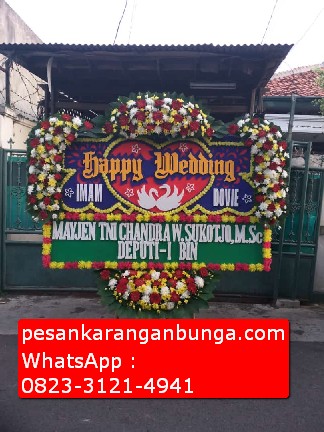 Papan Karangan Bunga Pernikahan Bogor