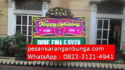 Rangkaian Bunga Ucapan Pernikahan di Bogor